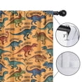 thumbnail image 4 of Blackout Kids Curtains,Colorful Dinosaurs Names Pattern Childrens Insulated Curtains Set Of 2,Bedroom Essentials,Toddler Room Decor 42"x54", 4 of 5