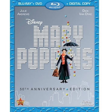 Mary Poppins (50th Anniversary) (Blu-ray DVD Digital Code)