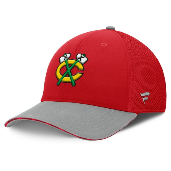 Men's Fanatics Red Chicago Blackhawks Fundamentals Span Flex Hat