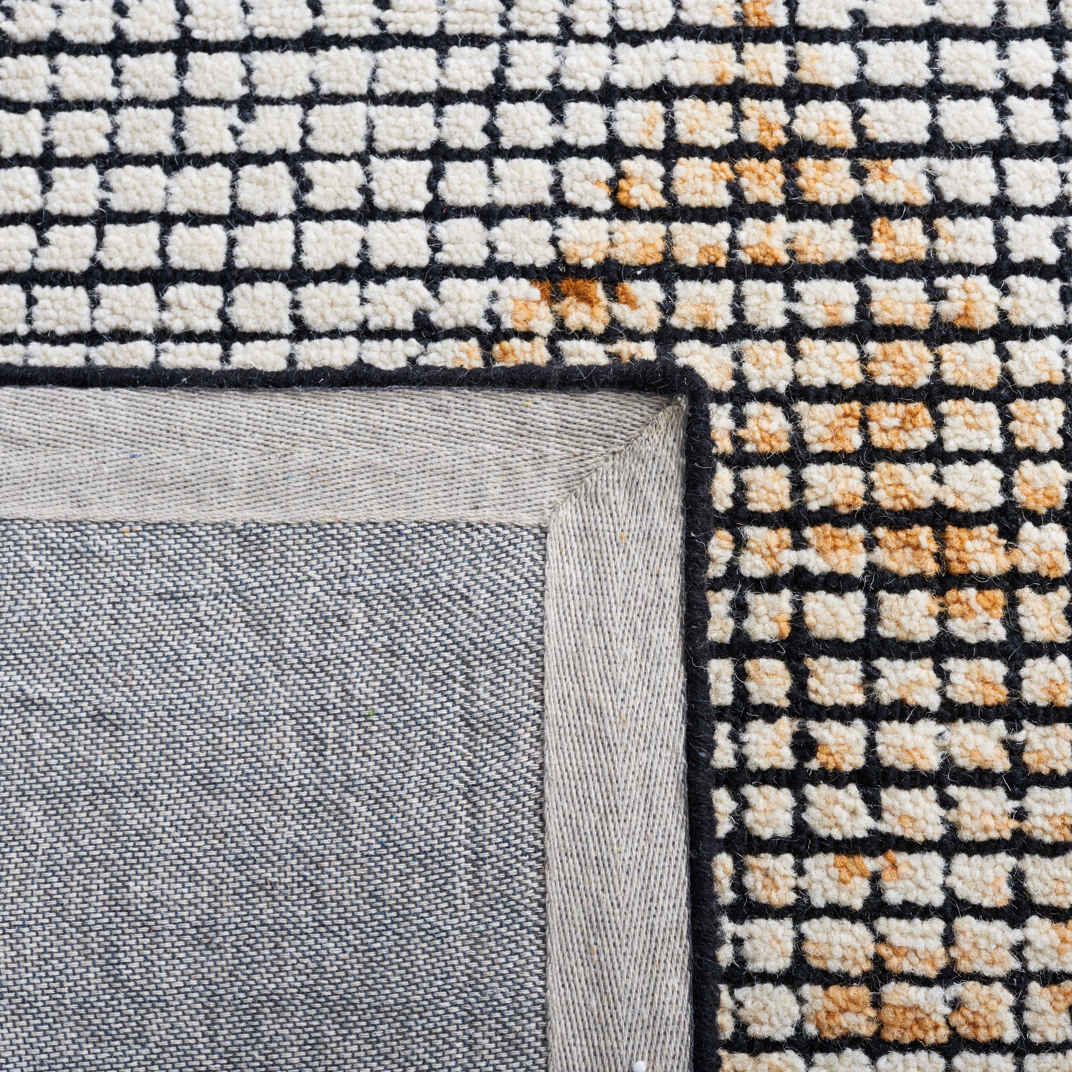 SAFAVIEH Abstract Bosworth Southwestern Runner Rug, Ivory/Gold, 2'3" x 8'