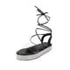 thumbnail image 2 of Nuevas sandalias con cordones para mujer Zapatos de playa planos con diamantes de imitación para mujer Wmkox8yii nm6302, 2 of 5