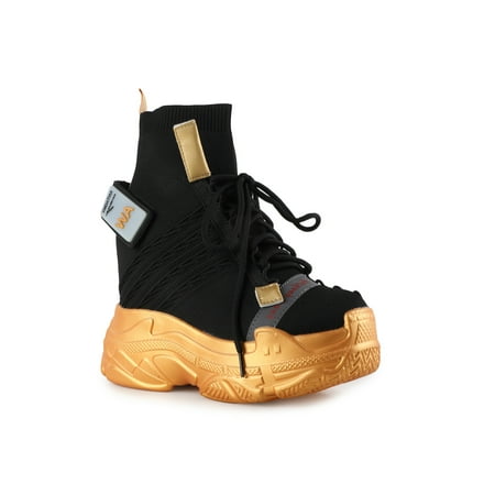 

Anthony Wang Blueberry-08 Fashion Sneaker in Black