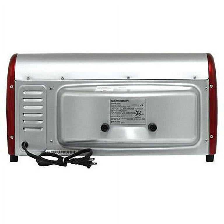 Emerson toaster top oven red