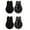 Black, variant on 2 Pairs Sticky Bra Adhesive Invisible Bra, Strapless Backless Reusable Push Up Breast Lift for Women