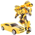 thumbnail image 1 of Robot de juguete de deformación manual para niños, modelo de coche portátil de aleación con deformación, figura de acción, adornos para cumpleaños y fiestas., 1 of 8