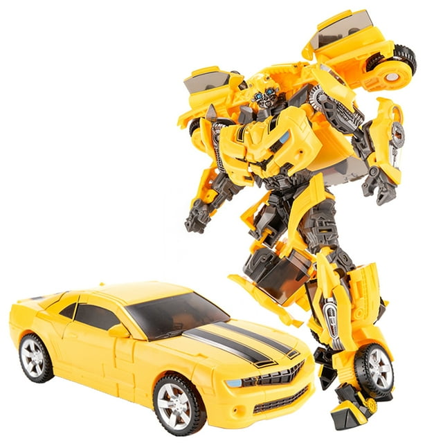 Robot de juguete de deformación manual para niños, modelo de coche portátil de aleación con deformación, figura de acción, adornos para cumpleaños y fiestas.