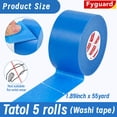 thumbnail image 2 of Cinta de pintor Fyguard, 5 rollos, 48 mm x 50 m, azul, impermeable, 2 of 8