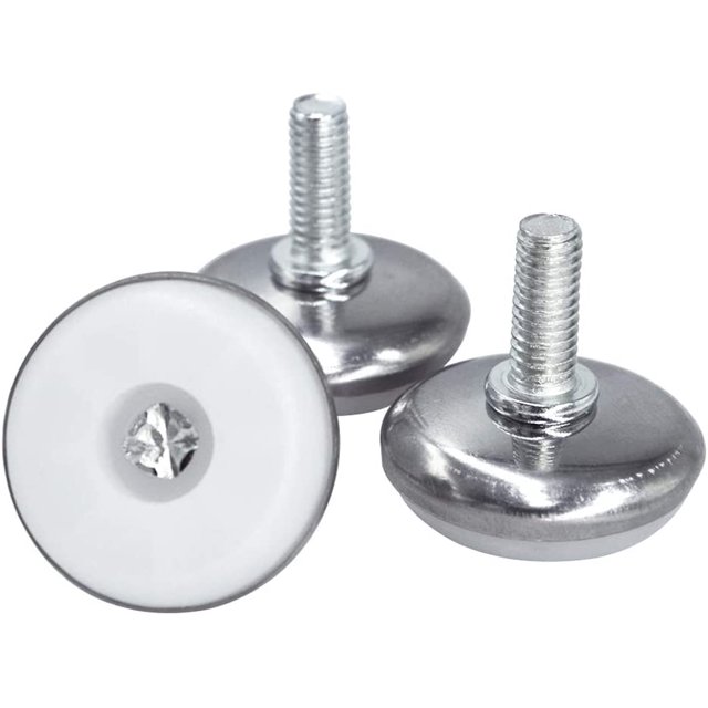 30 Uds M6 pies de nivel M6 muebles nivel mesa nivel pies M6 x 15mm varilla roscada esquí esquí Gafas de esquí