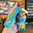 thumbnail image 1 of LLavero de Pokémon Pikachu, figura de acción de Anime, juguete Kawaii de dibujos animados, moda Charmander Psyduck, llavero de muñeca, colgante para bolso de coche, regalo para niños, 1 of 1