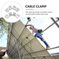 thumbnail image 3 of QUMIIRITY Solar Panel Cable Clamp 30Pcs Silver Rectangular Clips for Photovoltaic System Wiring Professionals, 3 of 5
