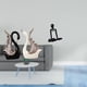 thumbnail image 2 of estatua de cisne,Figuras de cisne,estatuas,decoración del hogar,fiesta de bodas,Figura de escritorio,Escultura abstracta de pensador para decoración de oficina y hogar.,Figura decorativa de, 2 of 8