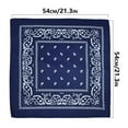 thumbnail image 2 of 22x22 Inch Multi-Purpose Cowboy Headbands - Polyester Bandana for Fashion Hair Accessories with Versatile Wear, 2 of 4