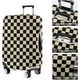 thumbnail image 4 of Travel Luggage Cover Suitcase Protector Fits 18-32 Inch Luggage Wheel Covers Patterned Travel Related Items Flower Luggage Protector Elastic Luggage Anti-scratch Suitcase Cover L, 4 of 5