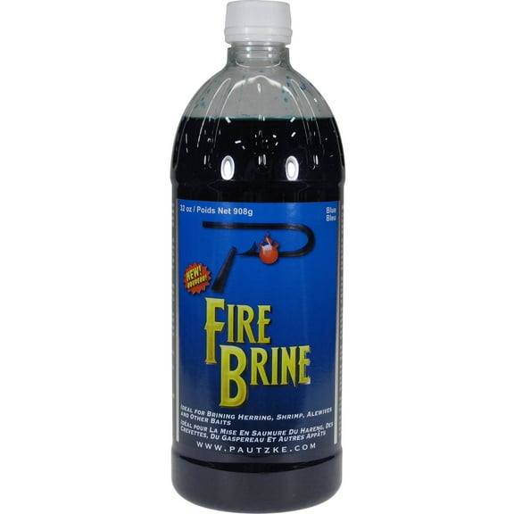 Pautzke Fire Brine Fish Attractant – Blue 32 oz
