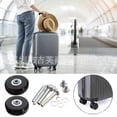 thumbnail image 2 of Roue de Bagage Remplacement d'Axe de Valise Roue Silencieuse avec Vis Taille Pouvant Être Consultée, 2 of 4