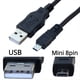 thumbnail image 2 of -E6 Cable de Datos CáMara Digital USB Mini 8 Pin Universal para 1.5M con Anillo MagnéTico, 2 of 6