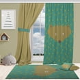 thumbnail image 1 of 3S Brother's Sweet Fox Kids 100% Blackout Curtains for Kids Bedroom Thermal Insulated Noise Reducing Home Décor Printed Window Curtains Single Curtain Panel - Made in Turkey (52"Wx108"L), 1 of 6