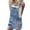 F-327Blue, variant on Womens Denim Overalls With Adjustable Straps Independence Day Sleeveless Star Striped Print Comfortable Fashion Romper Jumpsuit For 4th Of July,Blue,M