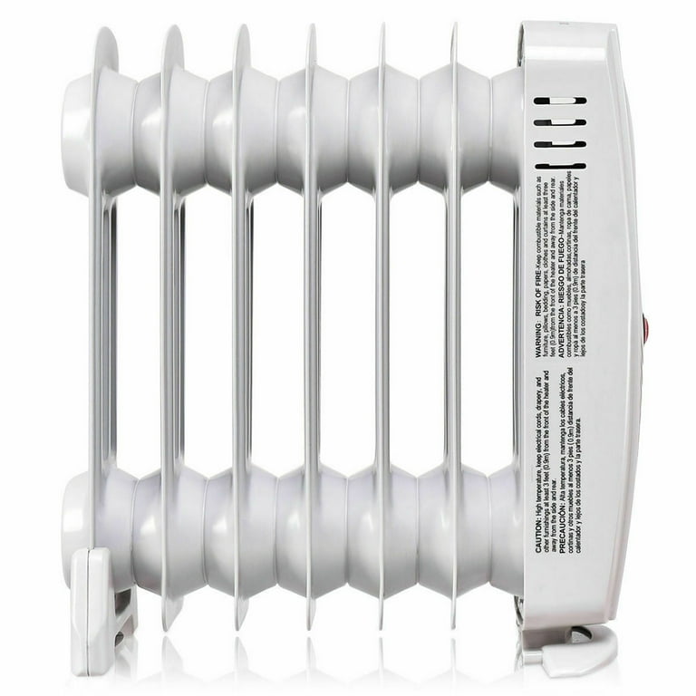 Gymax 700W Oil Filled Space Heater Radiator w/ Adjustable Thermostat Home  Office - Walmart.com