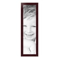 thumbnail image 2 of ArtToFrames 8" x 29" Mahogany Picture Frame, 8x29 inch Brown MDF Poster Frame (WOM-3978),  Pack, 2 of 8