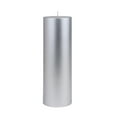 thumbnail image 1 of Jeco CPZ-108 3 x 9 in. Pillar Candle, Metallic Silver, 1 of 1