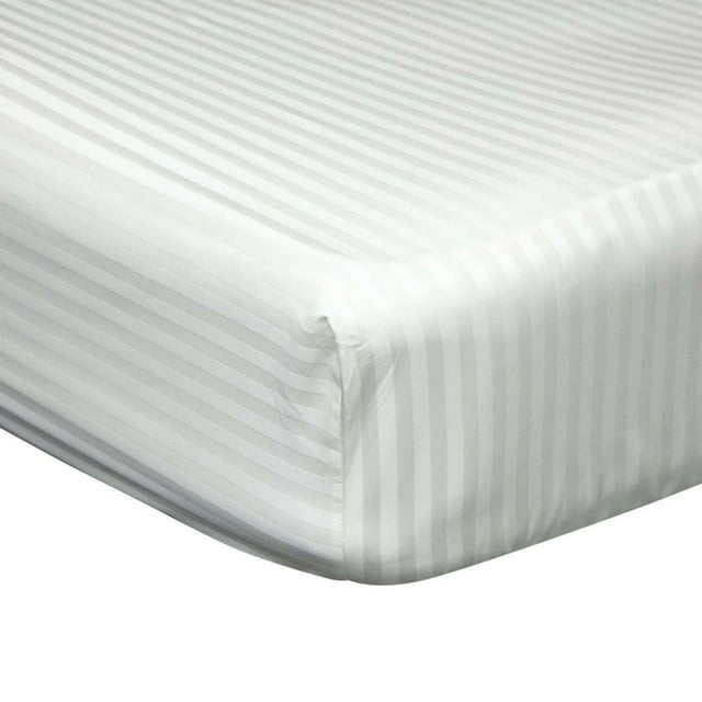Belledorm Drap-Housse à Rayures Satinées, 540 Fils, Extra Profond