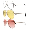 thumbnail image 1 of Pack de 3 gafas de sol tipo aviador bifocales SOPHILY +3.0 UV400, 1 of 7