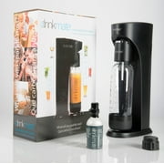 Drinkmate Sparkling Water and Soda Maker Kit, Carbonates ANY Drink, with 3 oz Test Cylinder, Matte Black