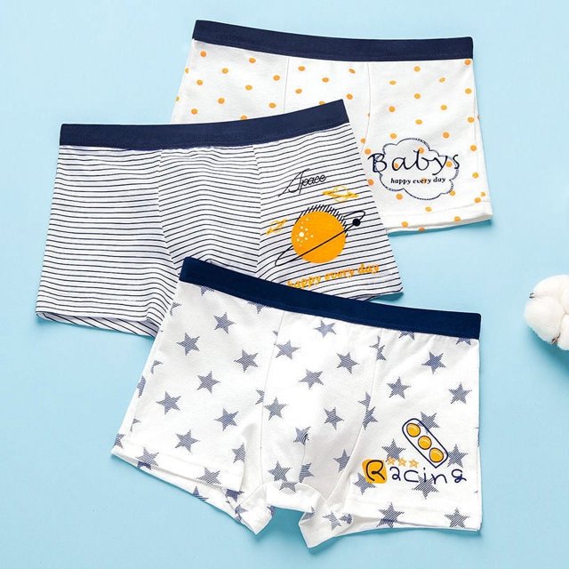 Ropa interior para niño - Paquete de 3 calzoncillos bóxer de algodón (tallas: 2-15T)