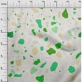 thumbnail image 3 of oneOone Viscose Chiffon Green Fabric Marble Chips Craft Projects Decor Fabric Printed By The Yard 42 Inch Wide, 3 of 4