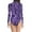 Dark Purple, variant on Women Mermaid One Piece Swimsuit Long Sleeve Rash Guard Bathing Suit UPF 50+