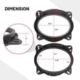 thumbnail image 3 of Adaptador de altavoz de puerta delantera RED WOLF de 6 x 9 pulgadas para Toyota y Subaru, 3 of 8