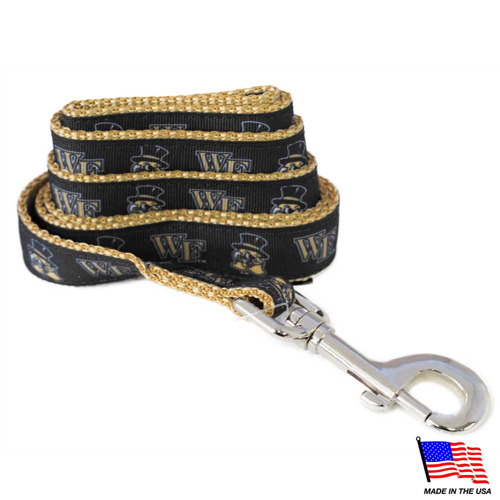 Large Pet Goods Manufacturing NCAA Wake Forest Demon Deacons Dog Lead 