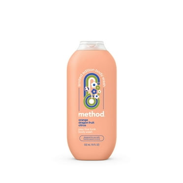 Method Limited Edition Body Wash, Play That Funk with notes of Orange, Dragon Fruit, and Citrus, 18oz