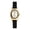 black, variant on Women's Analog Quartz Oval Watch: PU Strap Dotted Dial Wristwatch - Suitable for All Seasons