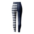 thumbnail image 6 of COMVALUE Women's and Plus Size Oh So Soft Knee & Full Length Leggings | Lots of Prints Navy Size S, 6 of 7
