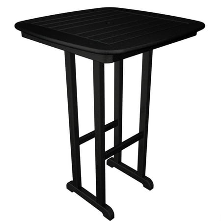 POLYWOOD® Nautical 31 in. Bar Height Recycled Plastic Table