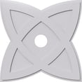 thumbnail image 1 of Ekena Millwork CMP38CM-06000 38 Po OD x 6 Po ID Carré Cosmo Architecture Grade PVC Contemporain Médaillon de Plafond, 1 of 1