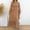 Khaki, variant on Blmnix Polka Dot Dress Ladies Dresses Work Dress A Line Dresses Fit & Flare Dress Long Sleeve Tea-Length Yellow Crew Neck Summer Dresses for Women S