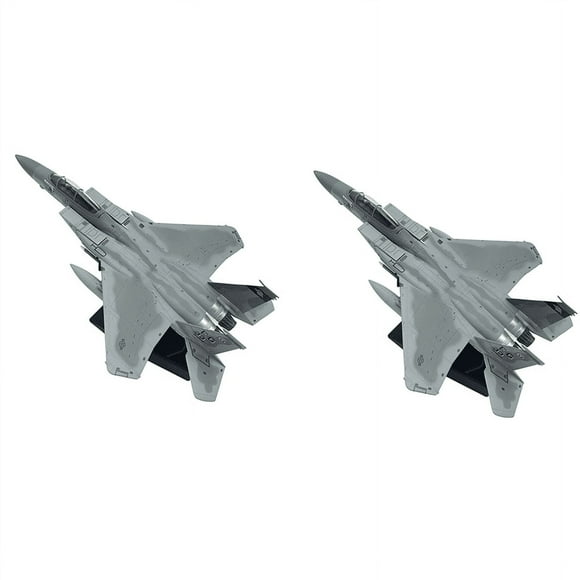 2X 1/100 Scale Diecast Airplanes F15 Eagle American Navy Airplanes Model for Collection Gift Home Living Room Decor