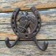 thumbnail image 6 of Set of 2 Decorative Cast Iron Hooks for Entryway Bathroom Garden Wall Hangers, 6 of 15