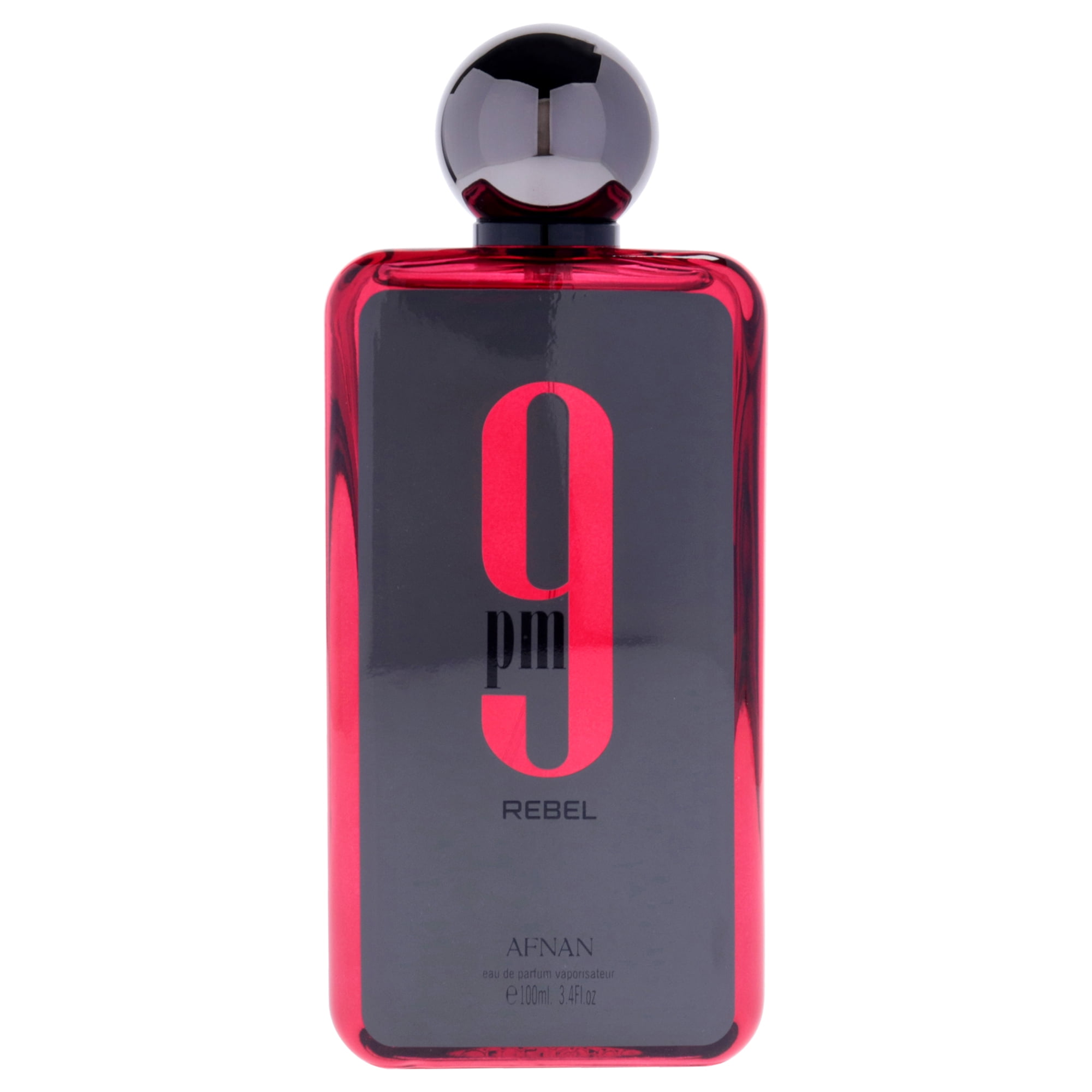 Afnan 9 PM Rebel, Unisex EDP Spray, Aromatic Aquatic Fragrance