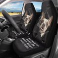 thumbnail image 2 of HUISEFOR Funny Dog Car Seat Cover Comfortable Fashion Car Seat Covers Protector Elastic Polyester Cars Interior Accessories Breathable Universal Fit for Most Cars SUV, 2 of 7