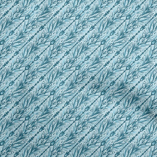 oneOone Velvet Teal Blue Fabric Asian Sewing Craft Projects Fabric Prints By Yard 58 Inch Wide