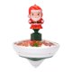 thumbnail image 2 of Peonza giratoria de Papá Noel con luz, juguete novedoso giratorio con música, giroscopio multicolor, regalo de Navidad para niños, juguete giratorio, 2 of 9