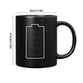 thumbnail image 2 of Clearance ! Color Changing Sensor Fun Mug 11 Oz Ceramic Heating Color Changing Coffee Mug Novelty Design Mug Cool Mug New Year, 2 of 6