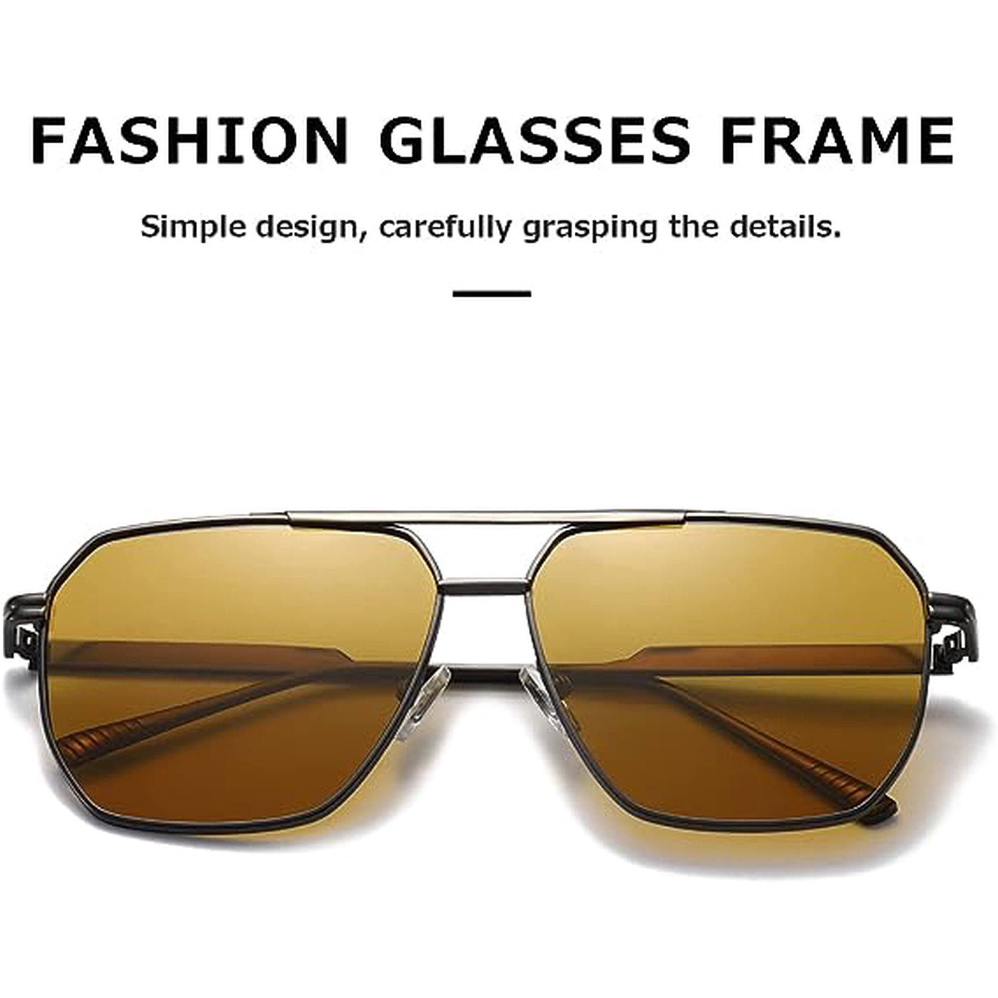 Retro Vintage Square Polarized Sunglasses UV Protection TR90 Frame Sfca3e46a7c634db0bcdd6dc96608e  main image 2