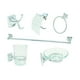 thumbnail image 1 of JUEGO DE ACCESORIOS 6 PZ BAÑO SATIN ISSOS METALFLU 9201, 1 of 7