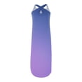 thumbnail image 4 of SMihono Robe Maxi Bohème d'Été pour Femmes Grande Taille Robe Longue Sans Manches Imprimée Col Croisé devant Robe de Plage, 4 of 5