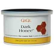 Gigi Dark Honee - for coarse hair - 14 oz - Pack of 1 with Sleek Comb